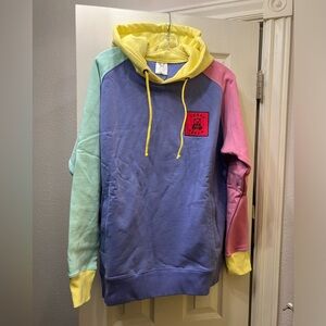 Teddy Fresh Colorblock Hoodie NWT large